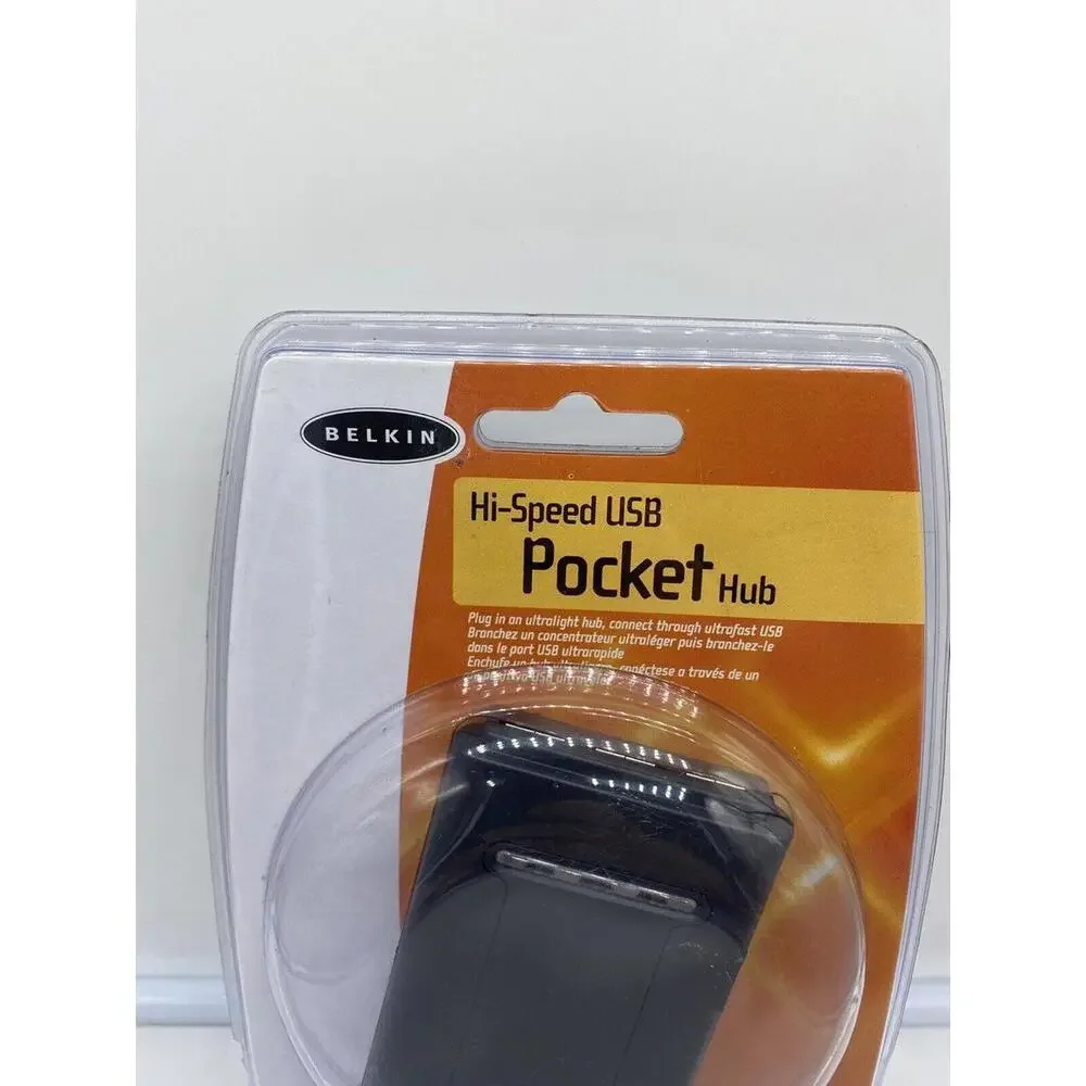 Belkin Hi-Speed USB 2.0 Pocket Hub New SEALED 40X Faster P44210-C